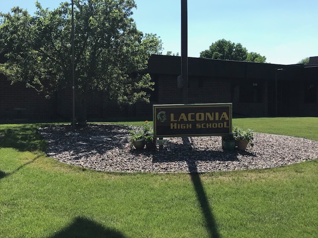 High School Front sign